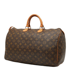 ルイ ヴィトン モノグラム スピーディ40 ボストンバッグ ハンドバッグ M41522 ブラウン PVC レザー レディース LOUIS VUITTON 【中古】