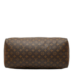 ルイ ヴィトン モノグラム スピーディ40 ボストンバッグ ハンドバッグ M41522 ブラウン PVC レザー レディース LOUIS VUITTON 【中古】