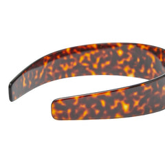 セリーヌ カチューシャ ヘアアクセサリー ブラウン プラスチック レディース CELINE 【中古】