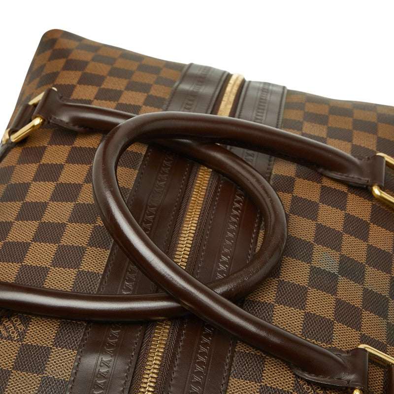 ルイ ヴィトン ダミエ ヴァスラヴ ボストンバッグ N41537 ブラウン PVC レザー レディース LOUIS VUITTON 【中古】