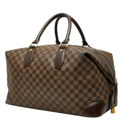ルイ ヴィトン ダミエ ヴァスラヴ ボストンバッグ N41537 ブラウン PVC レザー レディース LOUIS VUITTON 【中古】