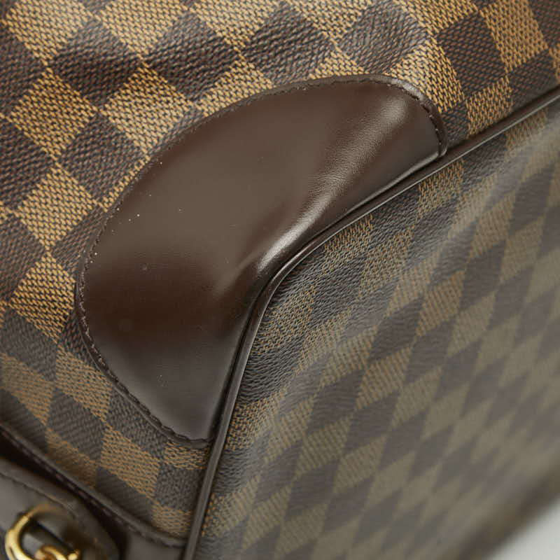 ルイ ヴィトン ダミエ ヴァスラヴ ボストンバッグ N41537 ブラウン PVC レザー レディース LOUIS VUITTON 【中古】