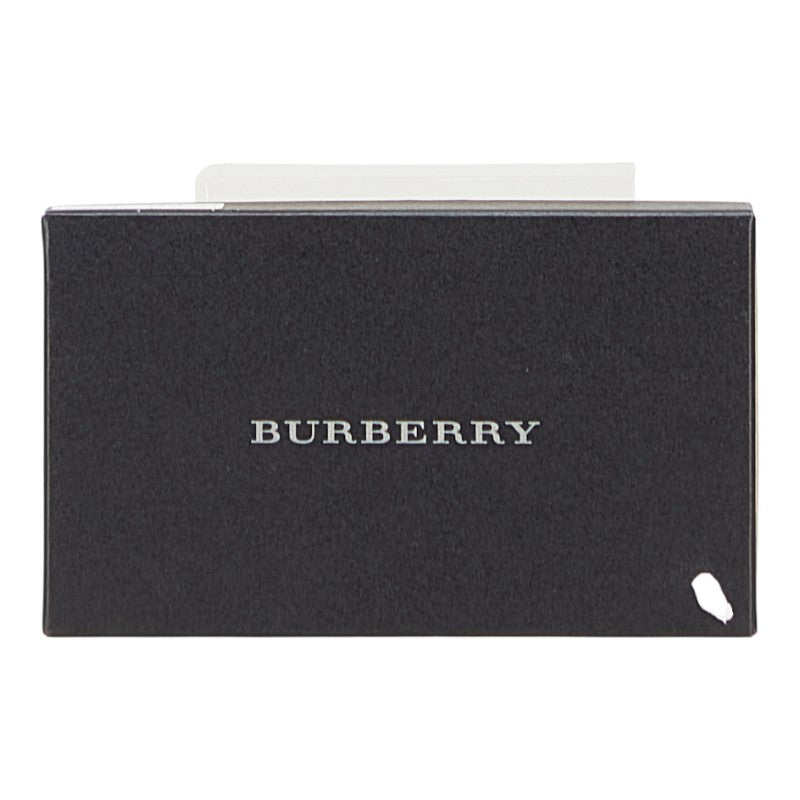 バーバリー ノバチェック 5連 キーケース ベージュ ワインレッド ナイロン レザー レディース BURBERRY 【中古】