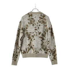 ルイ ヴィトン グラフィック クルーネック ニット セーター サイズ:M HSN29WAUR ベージュ マルチカラー コットン メンズ LOUIS VUITTON 【中古】