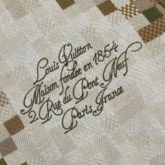 ルイ ヴィトン グラフィック クルーネック ニット セーター サイズ:M HSN29WAUR ベージュ マルチカラー コットン メンズ LOUIS VUITTON 【中古】