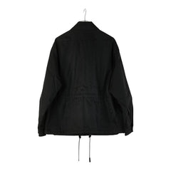 プラダ 20SS RE-NYLON トライアングルプレート テック ブルゾン ジャケット サイズ:XS SGB404 ブラック ナイロン メンズ PRADA 【中古】