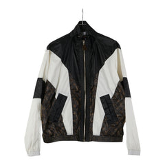 ルイ ヴィトン モノグラム ウィンドブレーカー ブルゾン サイズ:44 ブラック ホワイト ブラウン ナイロン レディース LOUIS VUITTON 【中古】