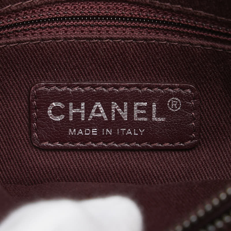 シャネル ココマーク マトラッセ 斜め掛け チェーン ショルダーバッグ ブラック レザー レディース CHANEL 【中古】