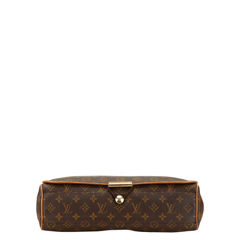 ルイ ヴィトン モノグラム アベス 斜め掛け ショルダーバッグ M45257 ブラウン PVC レザー レディース LOUIS VUITTON 【中古】