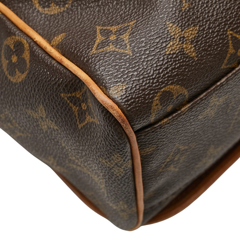 ルイ ヴィトン モノグラム アベス 斜め掛け ショルダーバッグ M45257 ブラウン PVC レザー レディース LOUIS VUITTON 【中古】
