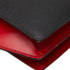 ルイ ヴィトン エピ ヴァレンヌ ハンドバッグ M52387 ノワール ブラック カスティリアンレッド レザー レディース LOUIS VUITTON 【中古】