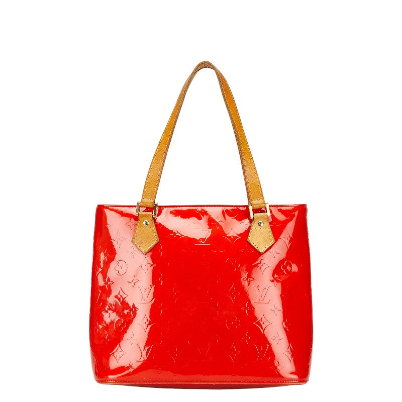 ルイ ヴィトン モノグラム ヴェルニ ヒューストン トートバッグ M91385 ルージュ レッド パテントレザー レディース LOUIS VUITTON 【中古】