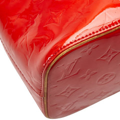 ルイ ヴィトン モノグラム ヴェルニ ヒューストン トートバッグ M91385 ルージュ レッド パテントレザー レディース LOUIS VUITTON 【中古】