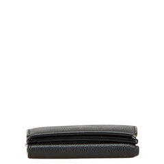 サンローラン タイニーウォレット コンパクトウォレット 三つ折り財布 459784 ブラック レザー レディース SAINT LAURENT 【中古】