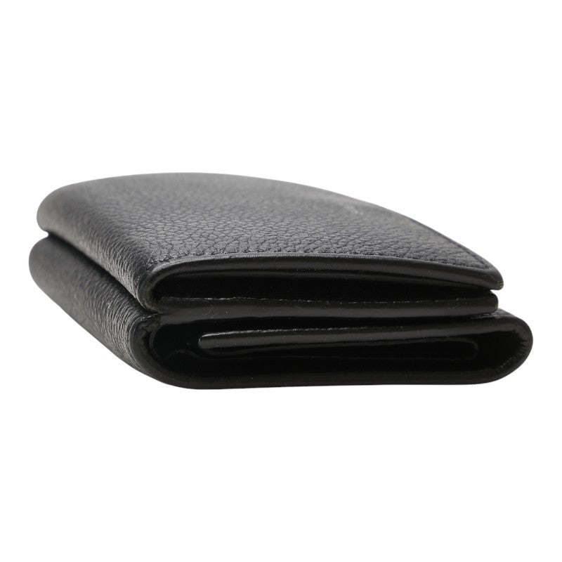 サンローラン タイニーウォレット コンパクトウォレット 三つ折り財布 459784 ブラック レザー レディース SAINT LAURENT 【中古】
