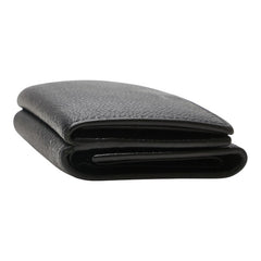 サンローラン タイニーウォレット コンパクトウォレット 三つ折り財布 459784 ブラック レザー レディース SAINT LAURENT 【中古】
