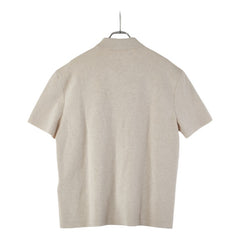 ルイ ヴィトン 半袖ニット サイズ:M ベージュ コットン メンズ LOUIS VUITTON 【中古】