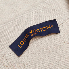 ルイ ヴィトン 半袖ニット サイズ:M ベージュ コットン メンズ LOUIS VUITTON 【中古】