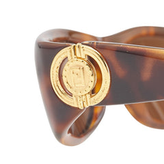 フェンディ サングラス ブラウン プラスチック レディース FENDI 【中古】