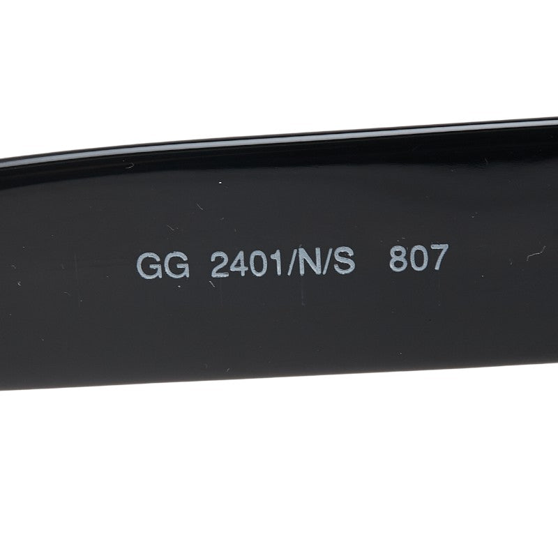 グッチ インターロッキングG サングラス GG2401 ブラック プラスチック レディース GUCCI 【中古】