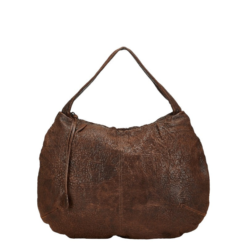 マルニ ハンドバッグ ワンショルダーバッグ ブラウン レザー レディース MARNI 【中古】