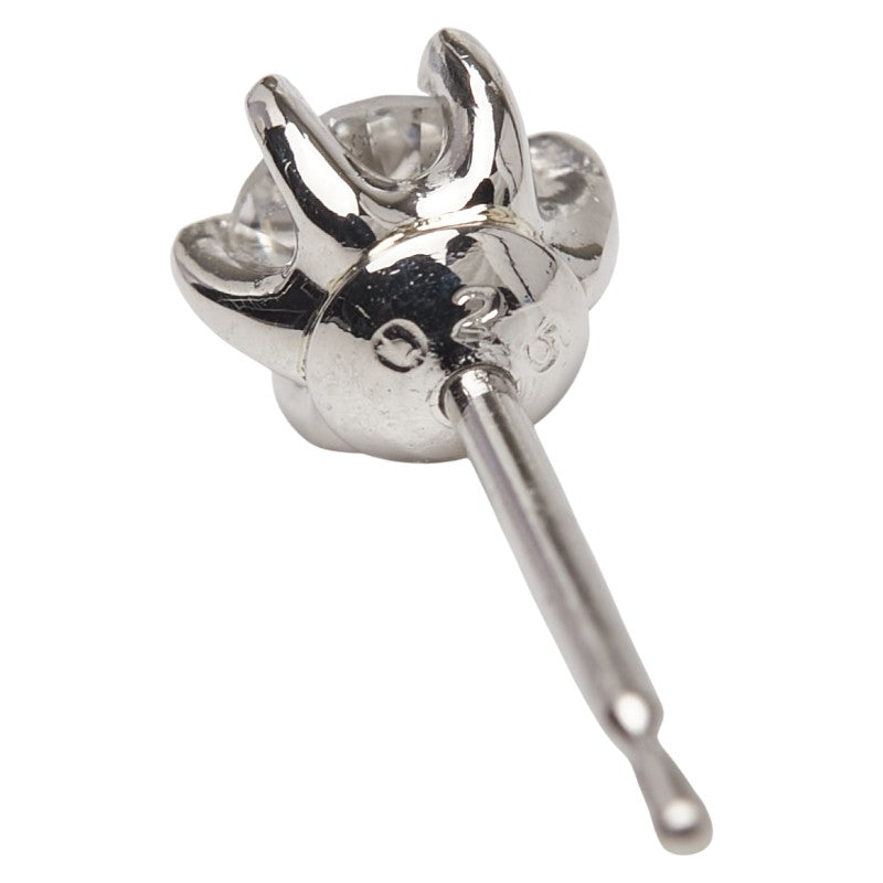 Pt900 プラチナ ダイヤ0.50ct スタッドピアス レディース 【中古】