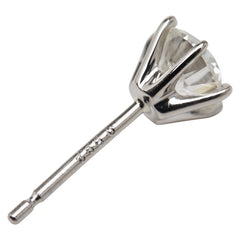 Pt900 プラチナ ダイヤ1.122ct スタッドピアス レディース 【中古】