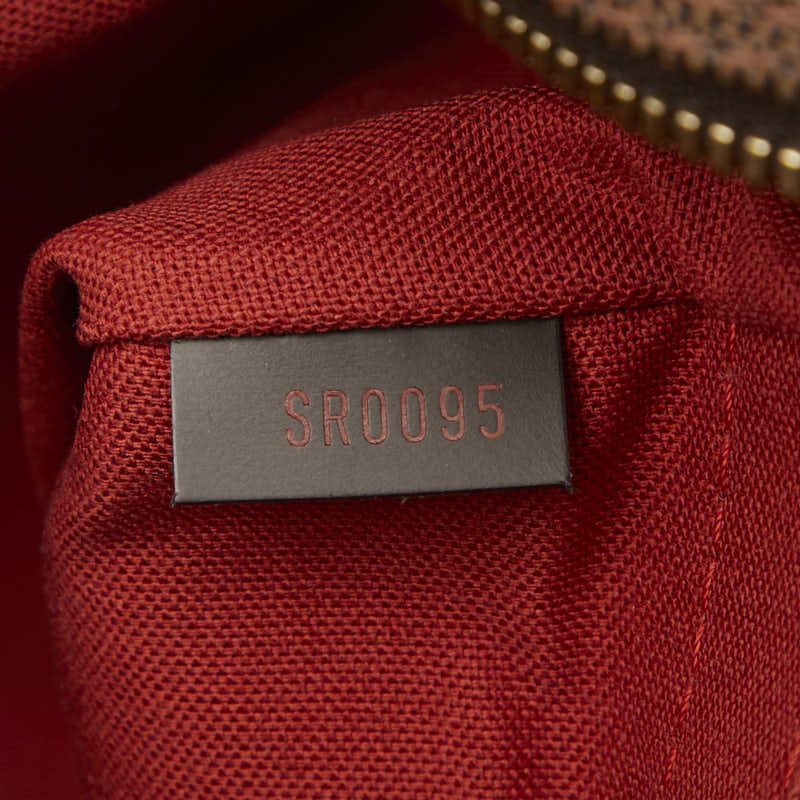 ルイ ヴィトン ダミエ ナヴィグリオ 斜め掛け ショルダーバッグ N45255 ブラウン PVC レザー レディース LOUIS VUITTON 【中古】