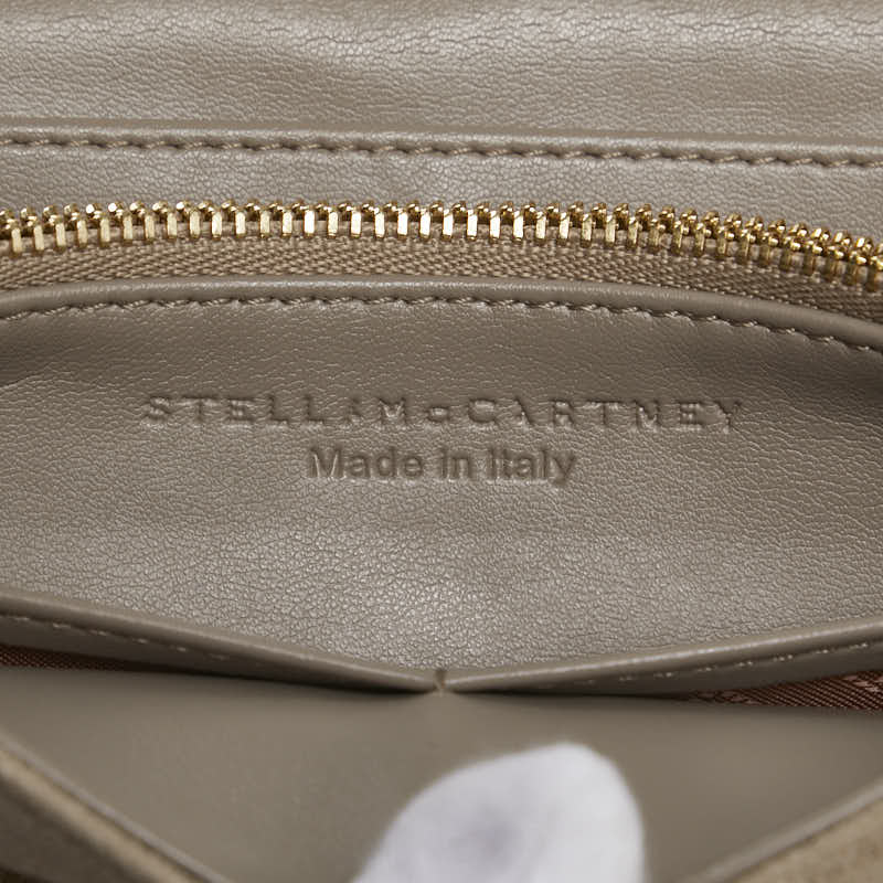 ステラマッカートニー ファラベラ 長財布 ベージュ ポリエステル レディース Stella McCartney 【中古】