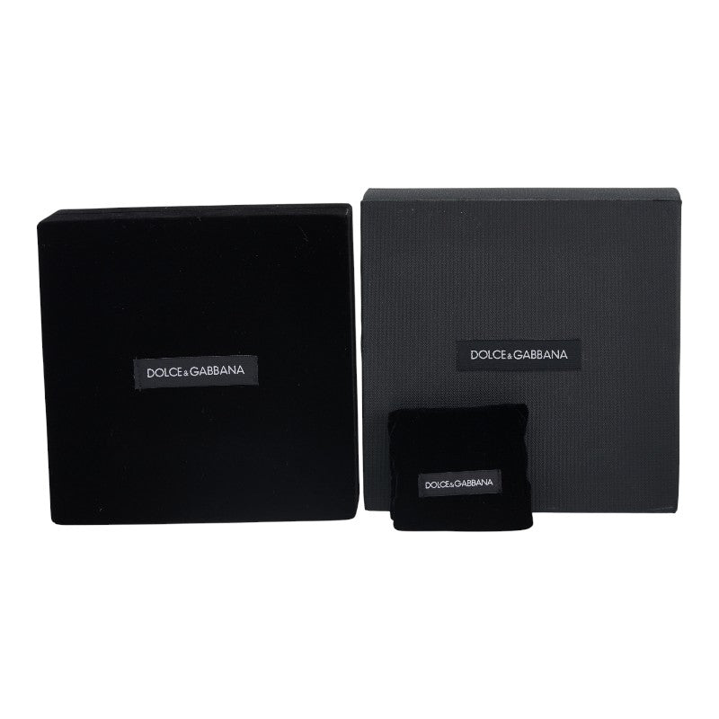 ドルチェアンドガッバーナ クレスト 紋章 モチーフ ネックレス ゴールド ブルー メッキ メンズ DOLCE&GABBANA 【中古】