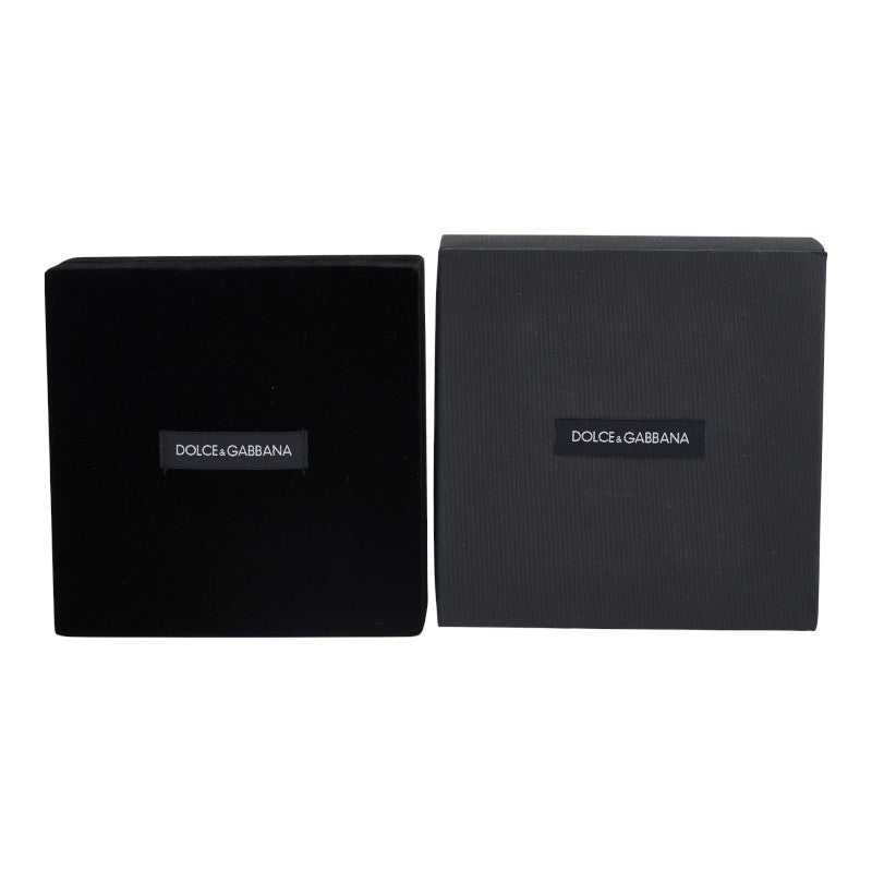 ドルチェアンドガッバーナ クレスト 紋章 モチーフ ネックレス ゴールド ブルー メッキ メンズ DOLCE&GABBANA 【中古】