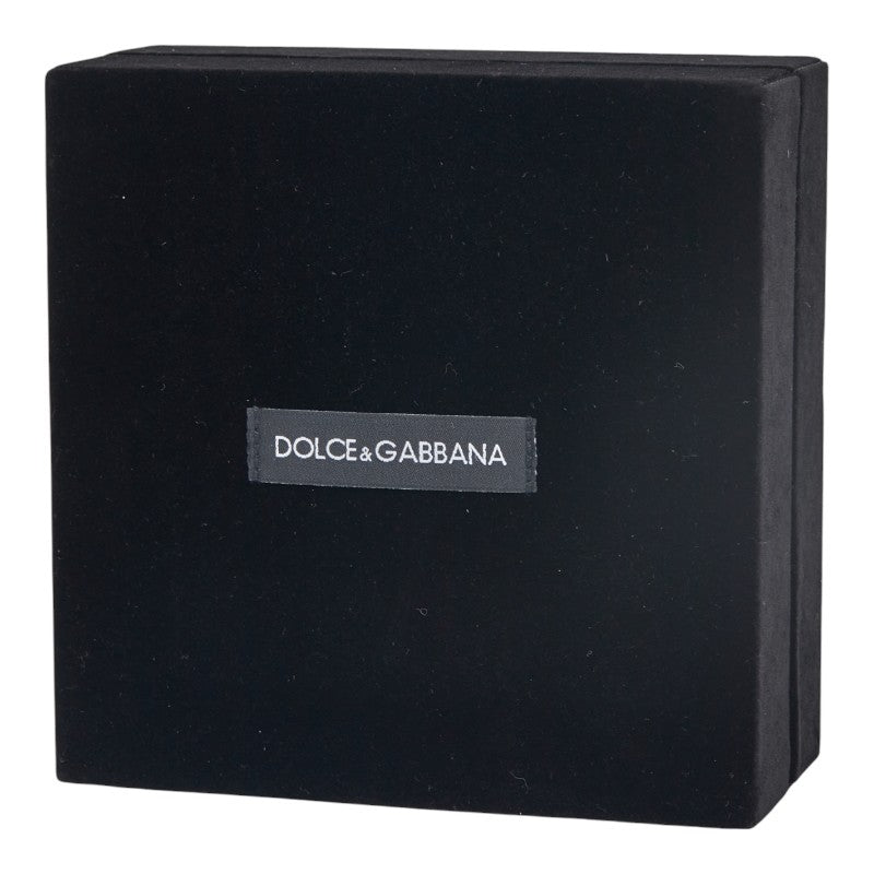 ドルチェアンドガッバーナ ロザリオ クロス ネックレス シルバー ブラック レッド メタル メンズ DOLCE&GABBANA 【中古】