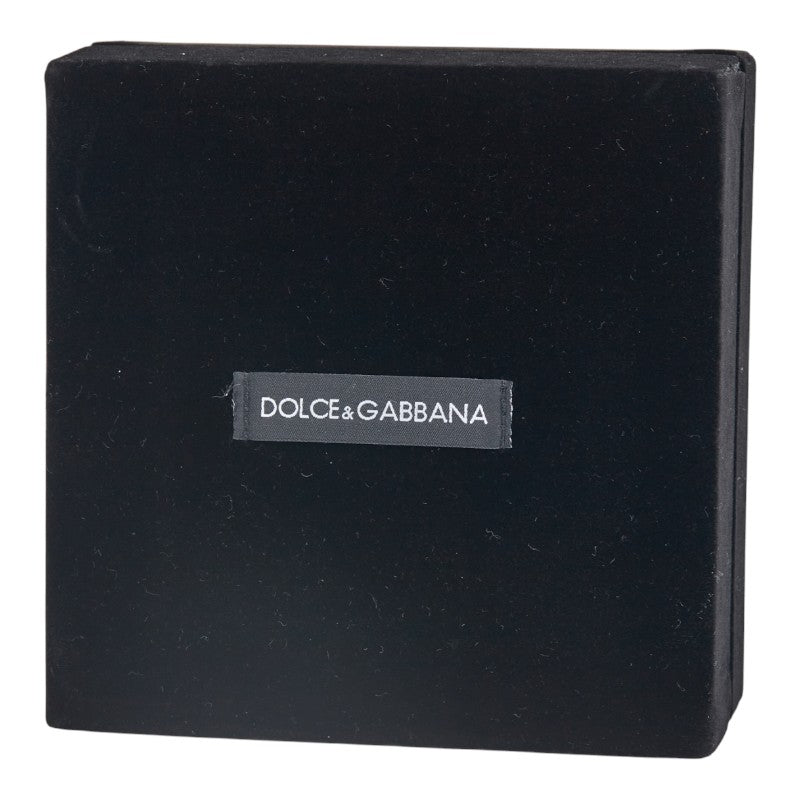 ドルチェアンドガッバーナ ロザリオ クロス ネックレス シルバー ブラック レッド メタル メンズ DOLCE&GABBANA 【中古】