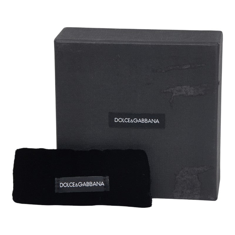 ドルチェアンドガッバーナ DCロゴ クラウン 王冠 モチーフ リング 指輪 ゴールド ブルー メッキ メンズ DOLCE&GABBANA 【中古】