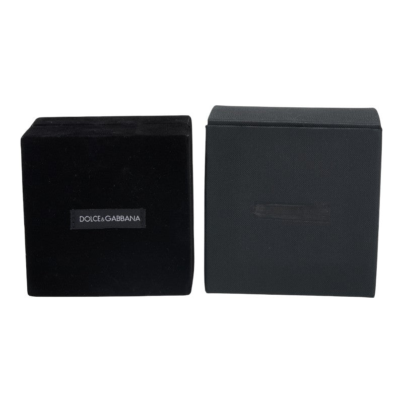 ドルチェアンドガッバーナ ギター モチーフ カフス ゴールド ブラック メッキ メンズ DOLCE&GABBANA 【中古】