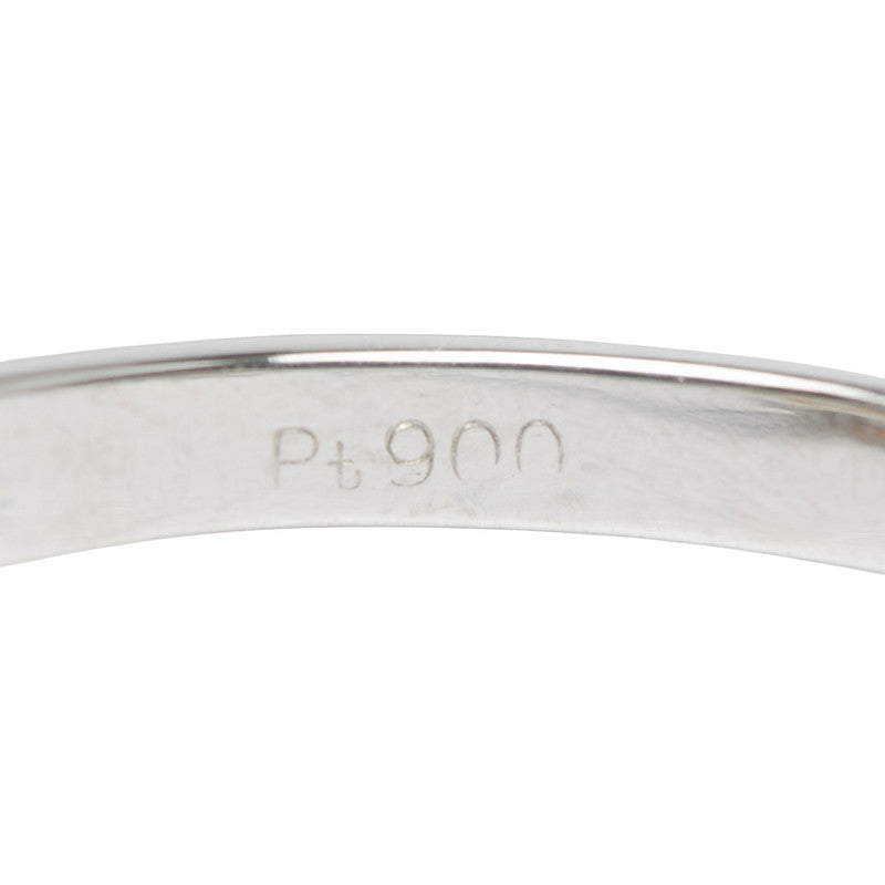 Pt900 プラチナ アコヤパール9.1mm ダイヤ0.164ct リング 指輪 レディース 13.5号 【中古】
