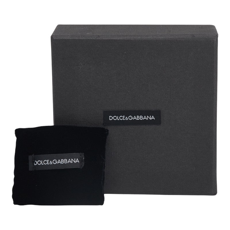 ドルチェアンドガッバーナ DG バラ モチーフ ブローチ ゴールド レッド メッキ ラインストーン レディース DOLCE&GABBANA 【中古】