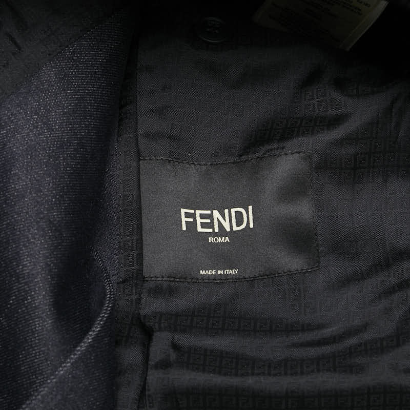 フェンディ チェスターコート サイズ:48 FF0652 インディゴ デニム メンズ FENDI 【中古】