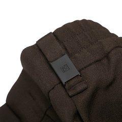 フェンディ タックパンツ スラックス サイズ:50 FB0767 ダークブラウン ウール ポリエステル メンズ FENDI 【中古】