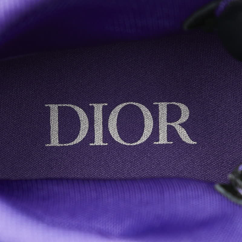 ディオール オブリーク ブーツ スノーブーツ サイズ：42 ブラック マルチカラー ファブリック ラバー メンズ Dior 【中古】
