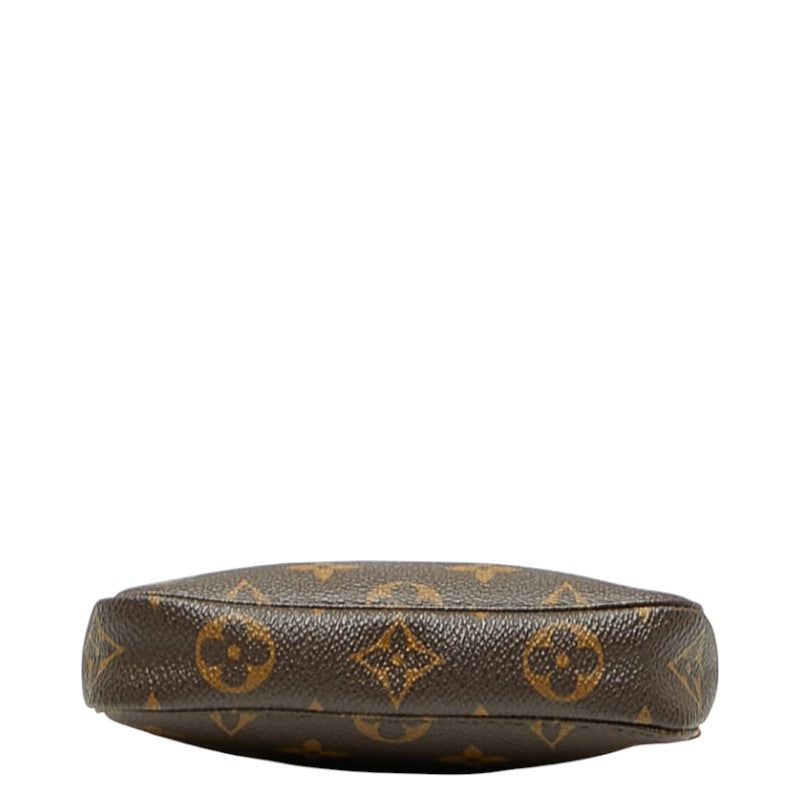 ルイ ヴィトン モノグラム ミニ ポシェット アクセソワール アクセサリーポーチ M58009 ブラウン PVC レディース LOUIS VUITTON 【中古】