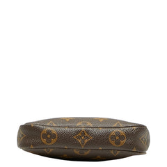 ルイ ヴィトン モノグラム ミニ ポシェット アクセソワール アクセサリーポーチ M58009 ブラウン PVC レディース LOUIS VUITTON 【中古】