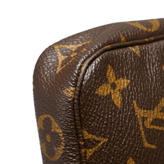 ルイ ヴィトン モノグラム ミニ ポシェット アクセソワール アクセサリーポーチ M58009 ブラウン PVC レディース LOUIS VUITTON 【中古】