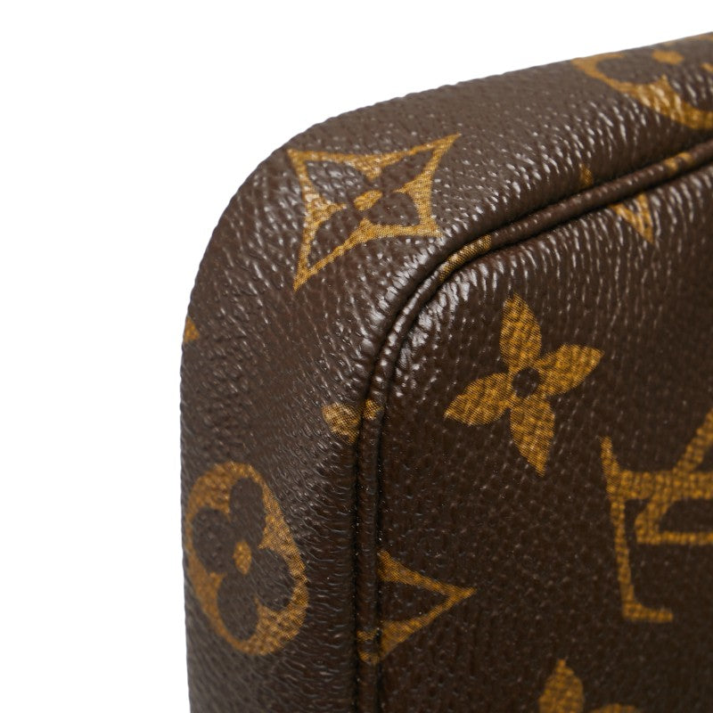 ルイ ヴィトン モノグラム ミニ ポシェット アクセソワール アクセサリーポーチ M58009 ブラウン PVC レディース LOUIS VUITTON 【中古】