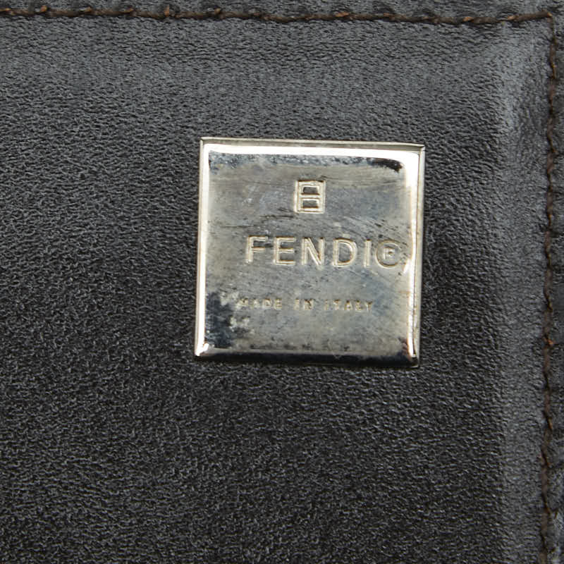 フェンディ ズッカ 長財布 310970 ブラウン キャンバス レザー レディース FENDI 【中古】