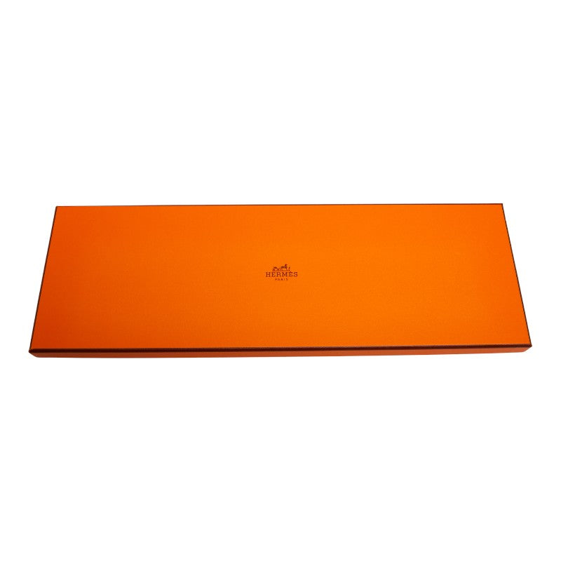 エルメス ネクタイ レッド マルチカラー シルク レディース HERMES 【中古】