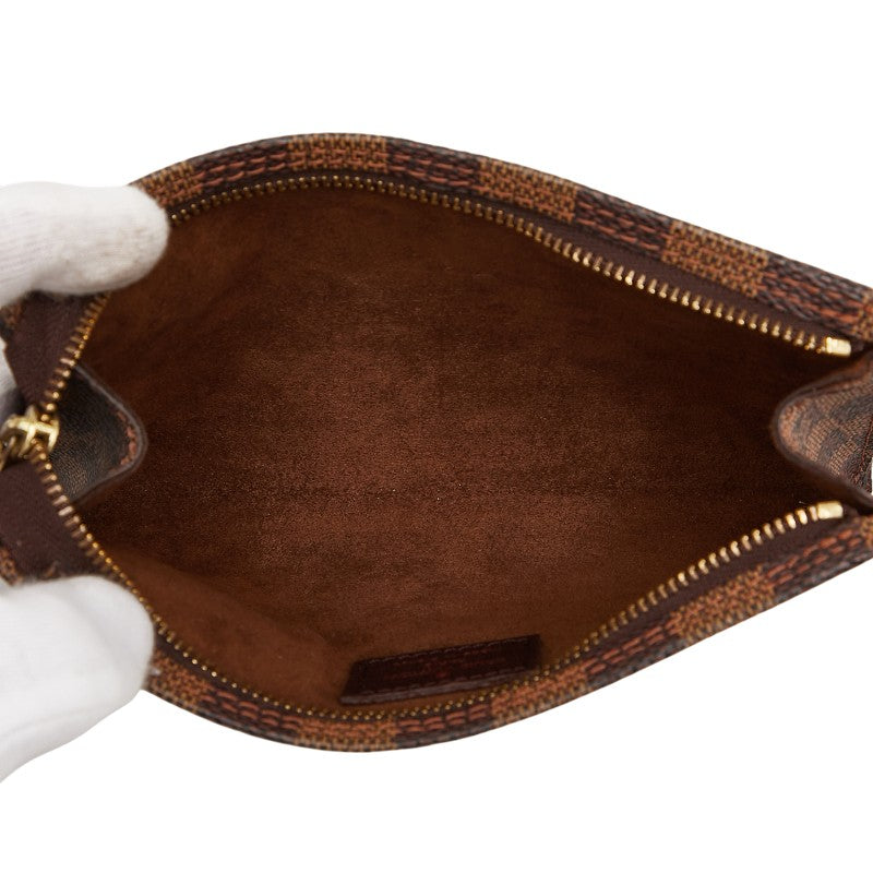 ルイ ヴィトン ダミエ マレ 付属品 ポーチ トートバッグ ショルダーバッグ N42240 ブラウン PVC レザー レディース LOUIS VUITTON 【中古】