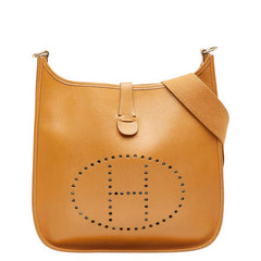 エルメス エブリンGM アン ショルダーバッグ ブラウン アルデンヌ レディース HERMES 【中古】