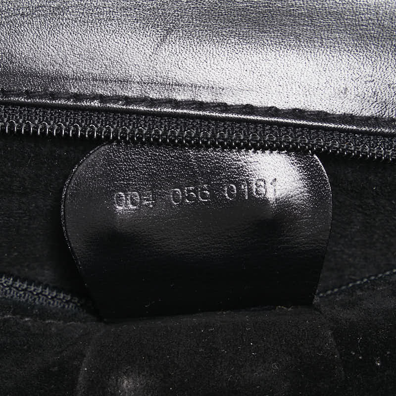 グッチ オールドグッチ ヴィンテージ ショルダーバッグ 斜め掛け 004 056 0181 ブラック レザー レディース GUCCI 【中古】