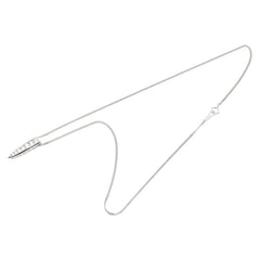 Pt900 プラチナ Pt850 プラチナ ダイヤ0.50ct ネックレス レディース 【中古】